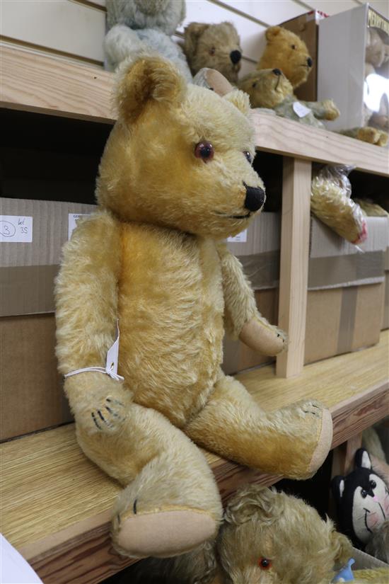 A 1930s Chiltern teddy bear 20in.